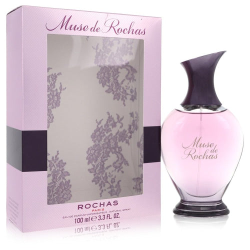 Muse de Rochas by RochasEau De Parfum Spray 3.3 oz 3.3 oz / 100 ml / Alcohol, Amber, Woody, Aldehyde, Oils Women