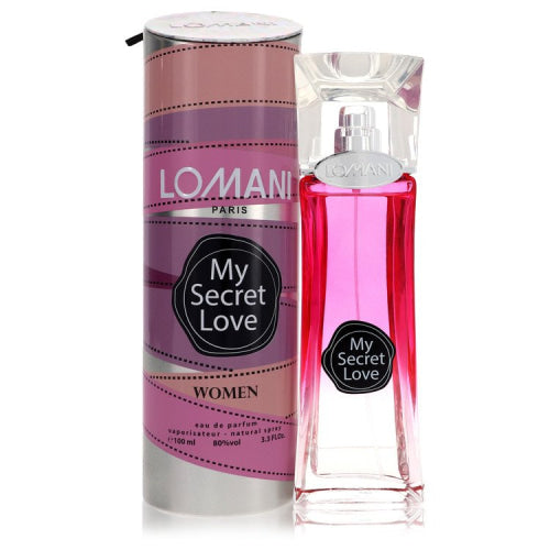 My Secret Love by LomaniEau De Parfum Spray 3.3 oz 3.3 oz / 100 ml / Alcohol, Amber, Woody, Aldehyde, Oils Women
