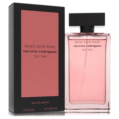 Narciso Rodriguez Musc Noir Rose by Narciso RodriguezEau De Parfum Spray (Unboxed) 3.3 oz 3.3 oz / 100 ml / Alcohol, Amber, Woody,