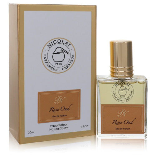 Nicolai Rose Oud by NicolaiEau De Parfum Spray (Unisex) 1 oz 1 oz / 30 ml / Alcohol, Amber, Woody, Aldehyde, Oils Unisex