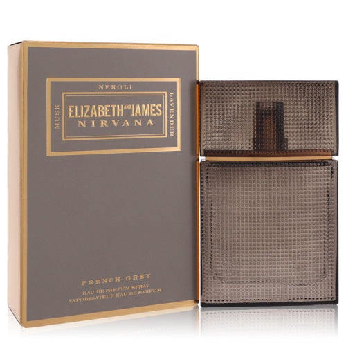 Nirvana French Grey by Elizabeth and JamesEau De Parfum Spray (Unisex) 1.7 oz 1.7 oz / 50 ml / Alcohol, Amber, Woody, Aldehyde, Oils Unisex