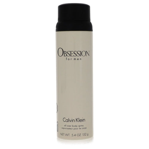 Obsession by Calvin Klein Body Spray 5.4 oz 5.4 oz / 160 ml / Alcohol, Amber, Woody, Aldehyde, Oils Men