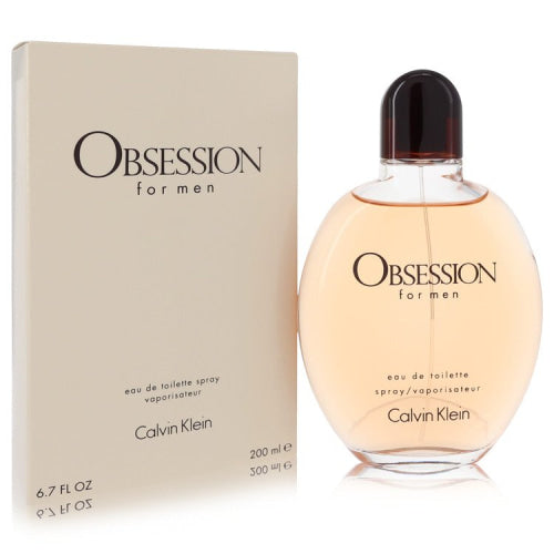 Obsession by Calvin KleinEau De Toilette Spray 6.7 oz 6.7 oz / 200 ml / Alcohol, Amber, Woody, Aldehyde, Oils Men