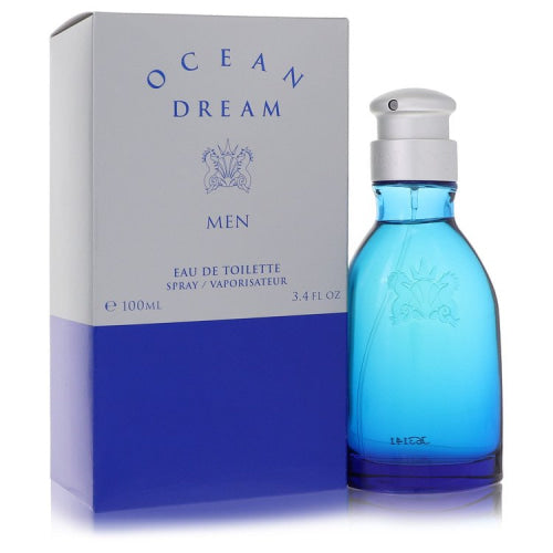 Ocean Dream by Designer Parfums LtdEau De Toilette Spray 3.4 oz 3.4 oz / 100 ml / Alcohol, Amber, Woody, Aldehyde, Oils Men