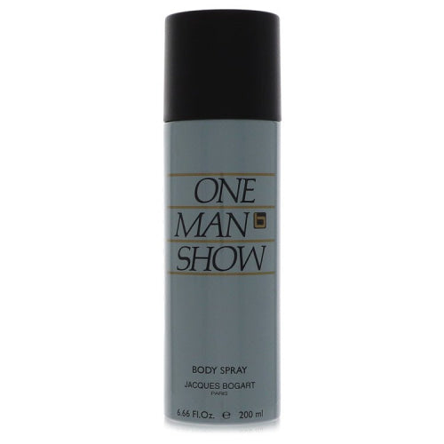 One Man Show by Jacques BogartBody Spray 6.6 oz 6.6 oz / 195 ml / Alcohol, Amber, Woody, Aldehyde, Oils Men