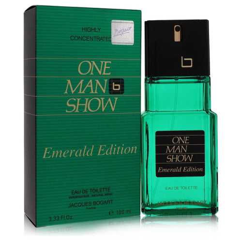 One Man Show Emerald by Jacques BogartEau De Toilette Spray 3.4 oz 3.4 oz / 100 ml / Alcohol, Amber, Woody, Aldehyde, Oils Men