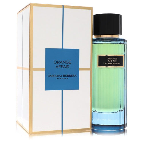 Orange Affair by Carolina HerreraEau De Toilette Spray (Unisex) 3.4 oz 3.4 oz / 100 ml / Alcohol, Amber, Woody, Aldehyde, Oils Unisex