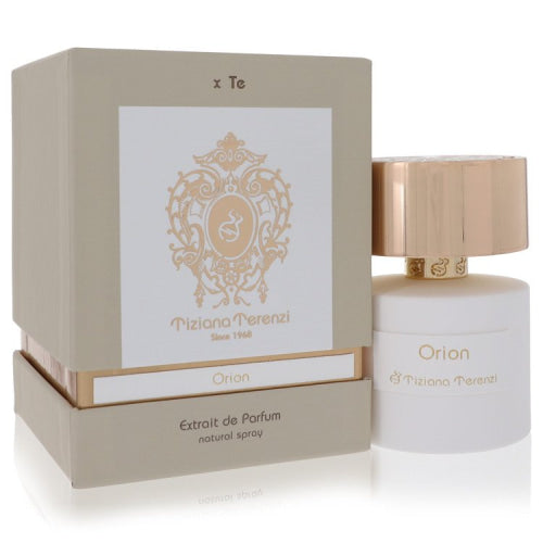 Orion by Tiziana TerenziExtrait De Parfum Spray (Unisex) 3.38 oz 3.38 oz / 100 ml / Alcohol, Amber, Woody, Aldehyde, Oils Unisex