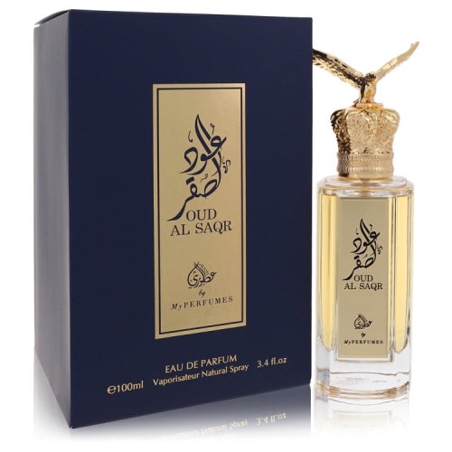 Oud Al Saqr by My PerfumesEau De Parfum Spray (Unisex) 3.4 oz 3.4 oz / 100 ml / Alcohol, Amber, Woody, Aldehyde, Oils Unisex