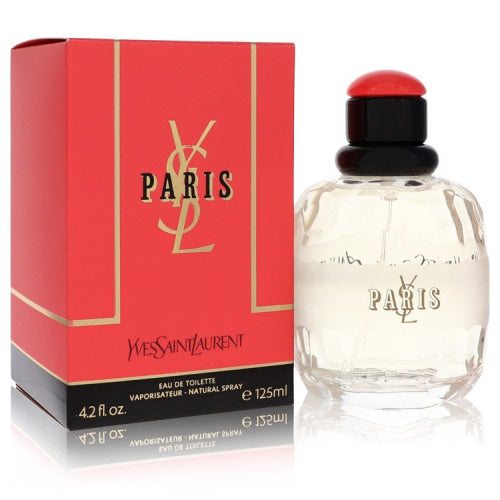 Paris by Yves Saint LaurentEau De Toilette Spray 4.2 oz 4.2 oz / 125 ml / Alcohol, Amber, Woody, Aldehyde, Oils Women