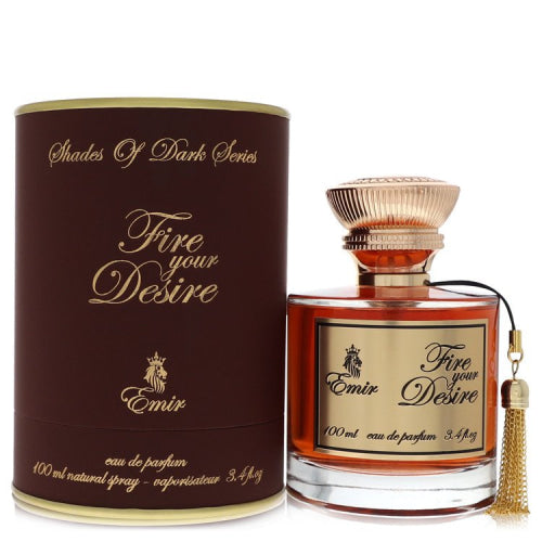 Paris Corner Emir Fire Your Desire by Paris CornerEau De Parfum Spray (Unisex) 3.4 oz 3.4 oz / 100 ml / Alcohol, Amber, Woody, Aldehyde,