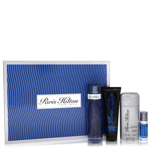 Paris Hilton by Paris HiltonGift Set -- 3.4 oz Eau De Toilette Spray + 3 oz Body Wash + 2.75 oz Deodorant Stick + .25 Mini EDT Spray 3.4 oz
