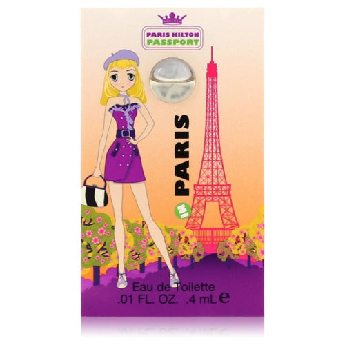 Paris Hilton Passport in Paris by Paris HiltonVial (sample) 0.01 oz 0.01 oz / 0.3 ml / Alcohol, Amber, Woody, Aldehyde, Oils Women