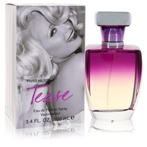 Paris Hilton Tease by Paris HiltonEau De Parfum Spray 3.4 oz 3.4 oz / 100 ml / Alcohol, Amber, Woody, Aldehyde, Oils Women
