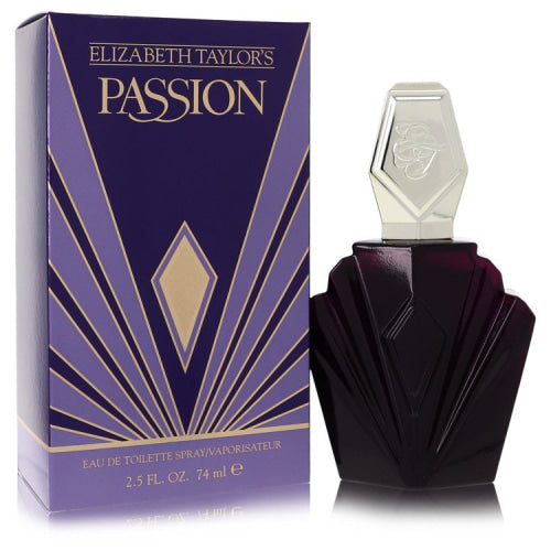 Passion by Elizabeth TaylorEau De Toilette Spray 2.5 oz 2.5 oz / 75 ml / Alcohol, Amber, Woody, Aldehyde, Oils Women