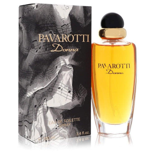 PAVAROTTI Donna by Luciano PavarottiEau De Toilette Spray 3.4 oz 3.4 oz / 100 ml / Alcohol, Amber, Woody, Aldehyde, Oils Women