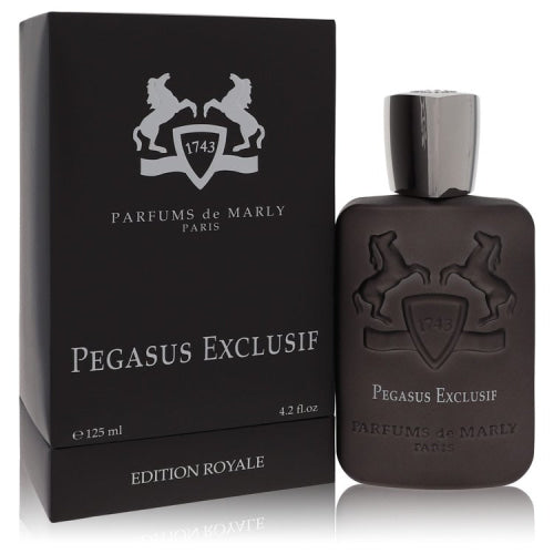 Pegasus Exclusif by Parfums De MarlyEau De Parfum Spray 4.2 oz 4.2 oz / 125 ml / Alcohol, Amber, Woody, Aldehyde, Oils Men