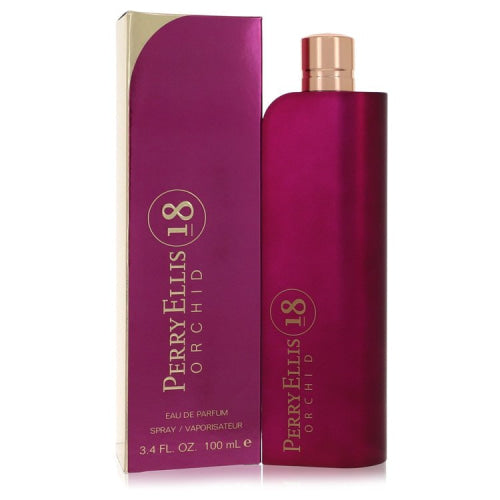 Perry Ellis 18 Orchid by Perry EllisEau De Parfum Spray 3.4 oz 3.4 oz / 100 ml / Alcohol, Amber, Woody, Aldehyde, Oils Women