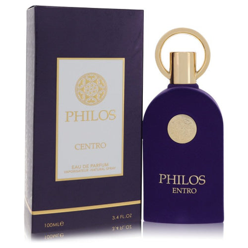 Philos Centro by Maison AlhambraEau De Parfum Spray (Unisex) 3.4 oz 3.4 oz / 100 ml / Alcohol, Amber, Woody, Aldehyde, Oils Unisex