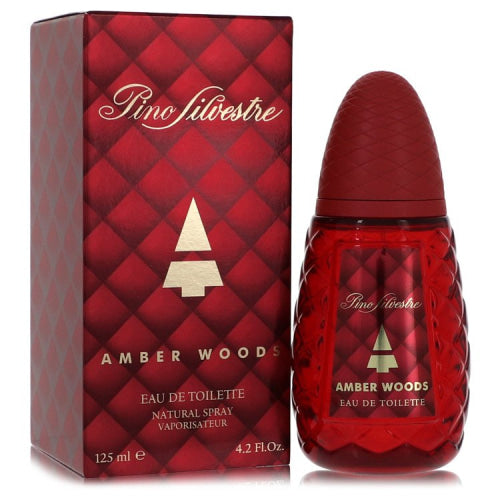 Pino Silvestre Amber Woods by Pino SilvestreEau De Toilette Spray 4.2 oz 4.2 oz / 125 ml / Alcohol, Amber, Woody, Aldehyde, Oils Men