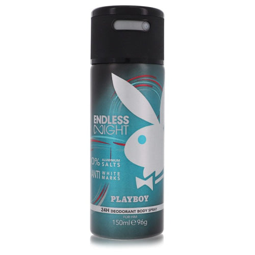 Playboy Endless Night by PlayboyDeodorant Spray 5 oz 5 oz / 150 ml / Alcohol, Amber, Woody, Aldehyde, Oils Men