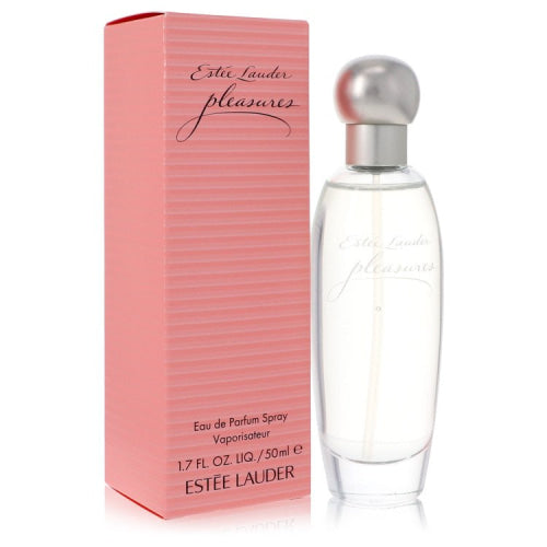 Pleasures by Estee LauderEau De Parfum Spray 1.7 oz 1.7 oz / 50 ml / Alcohol, Amber, Woody, Aldehyde, Oils Women
