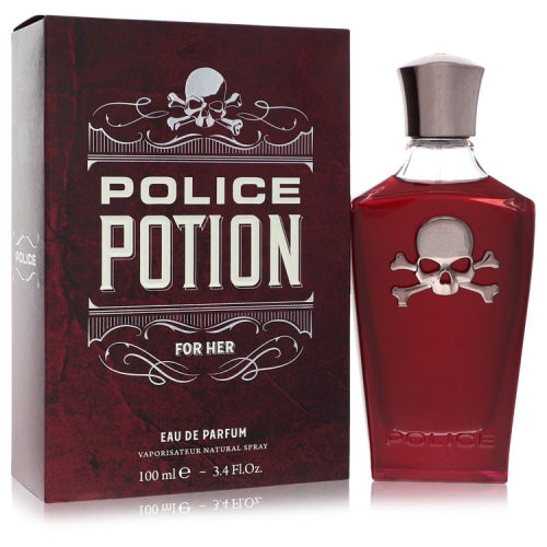 Police Potion by Police ColognesEau De Parfum Spray 3.4 oz 3.4 oz / 100 ml / Alcohol, Amber, Woody, Aldehyde, Oils Women