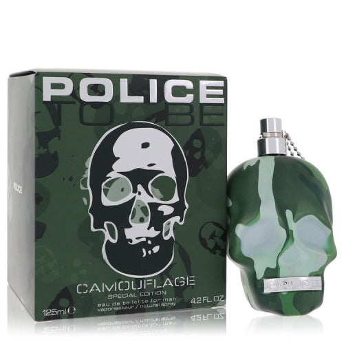 Police To Be Camouflage by Police ColognesEau De Toilette Spray (Special Edition) 4.2 oz 4.2 oz / 125 ml / Alcohol, Amber, Woody, Aldehyde,
