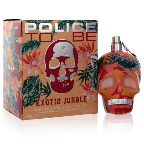 Police To Be Exotic Jungle by Police ColognesEau De Parfum Spray 4.2 oz 4.2 oz / 125 ml / Alcohol, Amber, Woody, Aldehyde, Oils Women