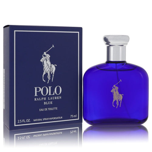 Polo Blue by Ralph LaurenEau De Toilette Spray 2.5 oz 2.5 oz / 75 ml / Alcohol, Amber, Woody, Aldehyde, Oils Men