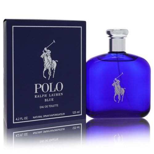 Polo Blue by Ralph LaurenEau De Toilette Spray 4.2 oz 4.2 oz / 125 ml / Alcohol, Amber, Woody, Aldehyde, Oils Men