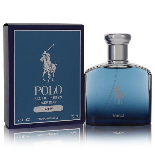 Polo Deep Blue by Ralph LaurenParfum Spray 2.5 oz 2.5 oz / 75 ml / Alcohol, Amber, Woody, Aldehyde, Oils Men