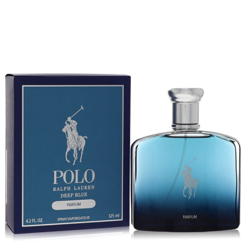 Polo Deep Blue by Ralph LaurenParfum Spray 4.2 oz 4.2 oz / 125 ml / Alcohol, Amber, Woody, Aldehyde, Oils Men