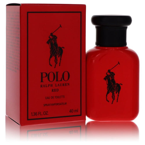 Polo Red by Ralph LaurenEau De Toilette Spray 1.3 oz 1.3 oz / 38 ml / Alcohol, Amber, Woody, Aldehyde, Oils Men
