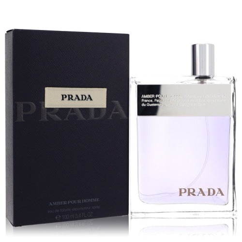 Prada Amber by PradaEau De Toilette Spray 3.4 oz 3.4 oz / 100 ml / Alcohol, Amber, Woody, Aldehyde, Oils Men