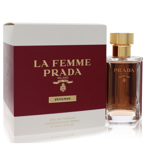 Prada La Femme Intense by PradaEau De Parfum Spray 1.2 oz 1.2 oz / 35 ml / Alcohol, Amber, Woody, Aldehyde, Oils Women