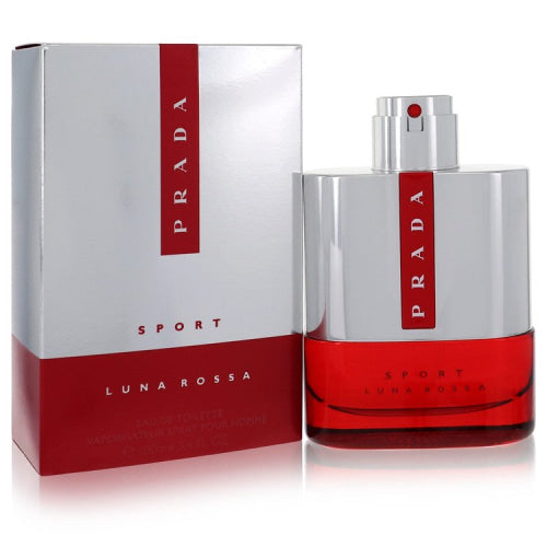 Prada Luna Rossa Sport by PradaEau De Toilette Spray 3.4 oz 3.4 oz / 100 ml / Alcohol, Amber, Woody, Aldehyde, Oils Men