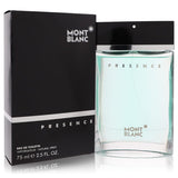 Presence by Mont Blanc Eau De Toilette Spray 2.5 oz for Men - Captivating Fragrance Experience