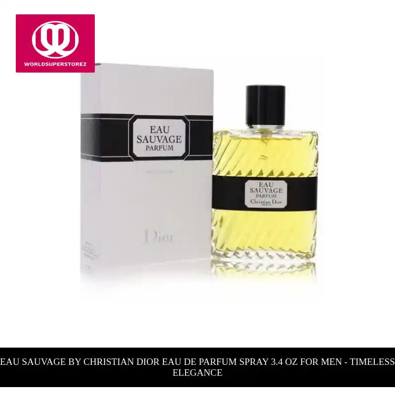 Eau Sauvage by Christian Dior Eau De Parfum Spray 3.4 oz for Men - Timeless Elegance by@Outfy
