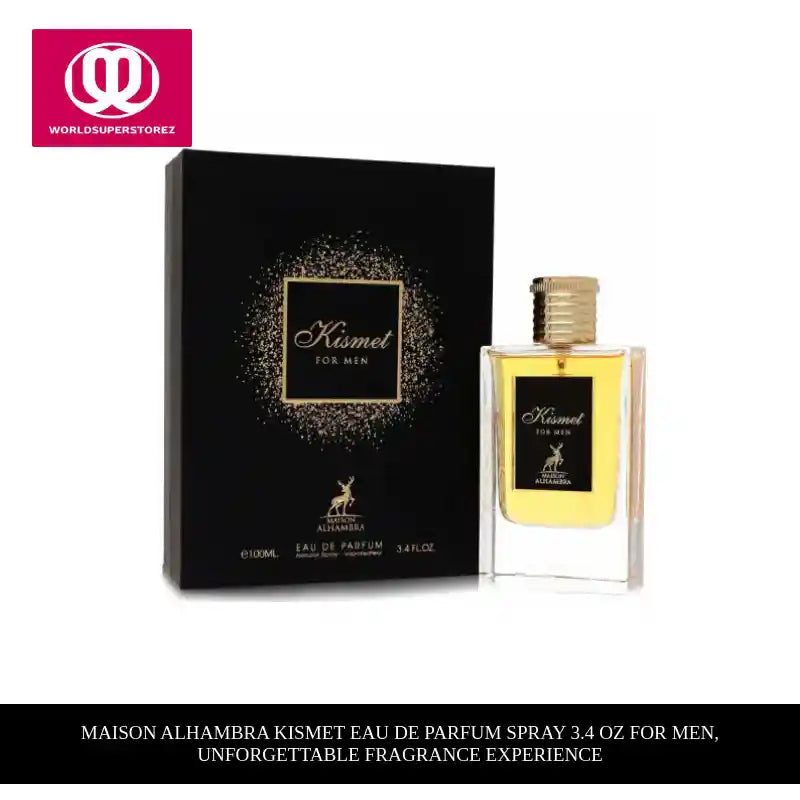 Maison Alhambra Kismet Eau De Parfum Spray 3.4 oz For Men, Unforgettable Fragrance Experience by@Outfy