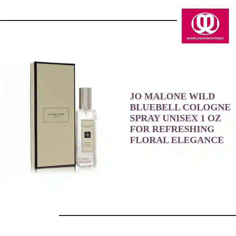Jo Malone Wild Bluebell Cologne Spray Unisex 1 oz for Refreshing Floral Elegance by@Outfy