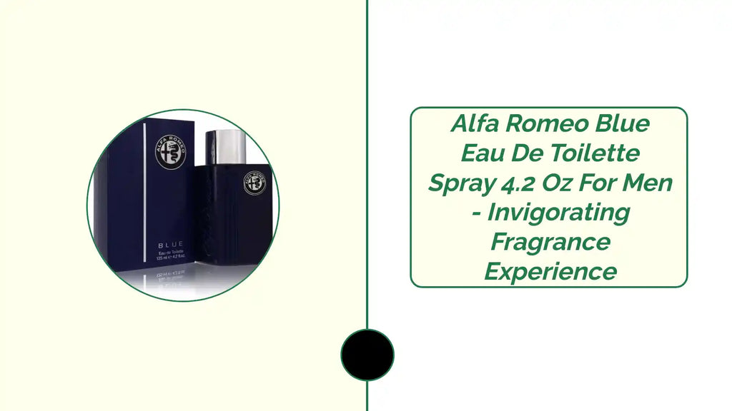 Alfa Romeo Blue Eau De Toilette Spray 4.2 oz for Men - Invigorating Fragrance Experience by@Outfy