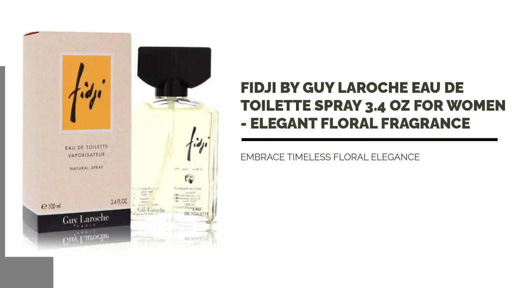 Fidji by Guy Laroche Eau De Toilette Spray 3.4 oz for Women - Elegant Floral Fragrance by@Outfy