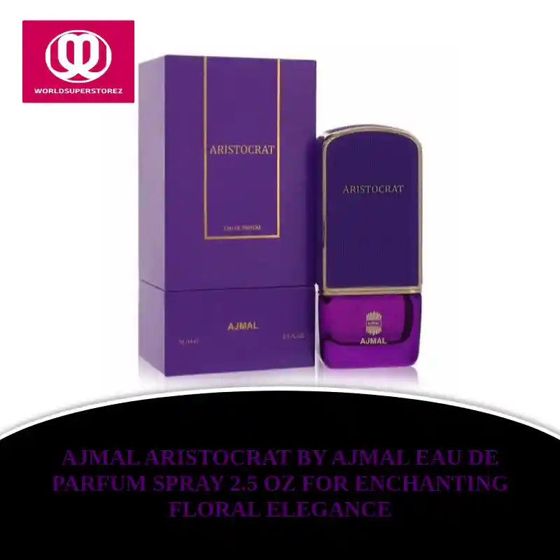 Ajmal Aristocrat by Ajmal Eau De Parfum Spray 2.5 oz For Enchanting Floral Elegance by@Outfy