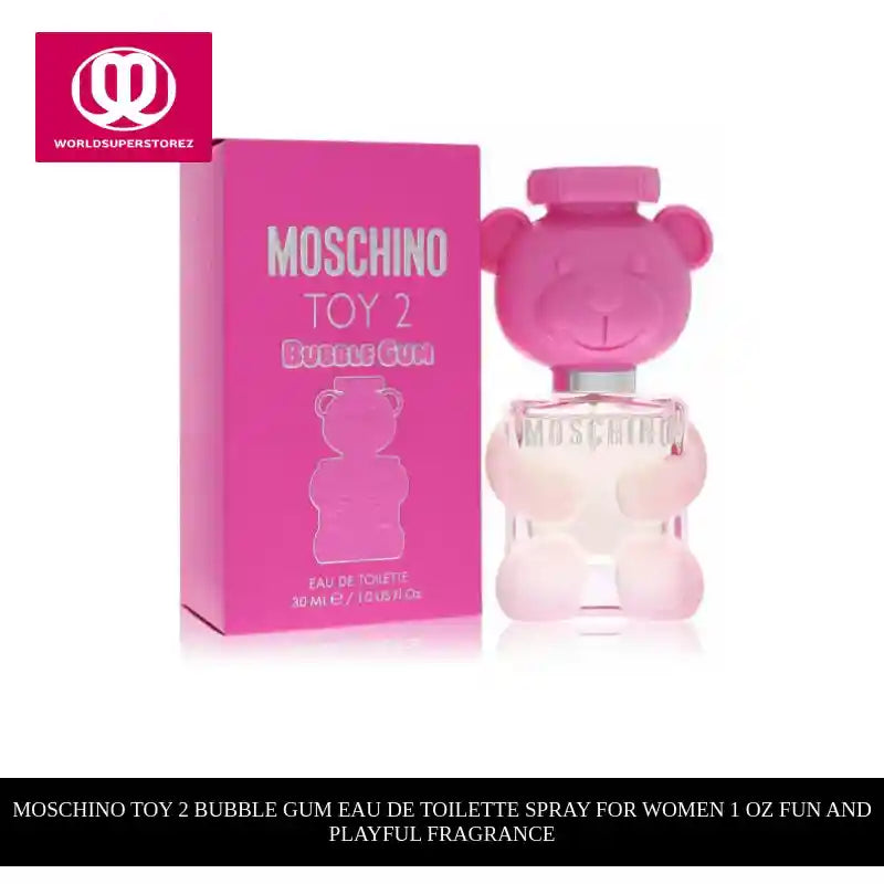 Moschino Toy 2 Bubble Gum Eau De Toilette Spray for Women 1 oz Fun and Playful Fragrance by@Outfy