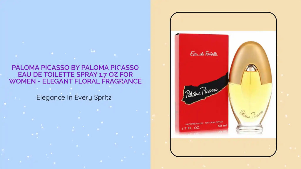 Paloma Picasso by Paloma Picasso Eau De Toilette Spray 1.7 oz for Women - Elegant Floral Fragrance by@Outfy