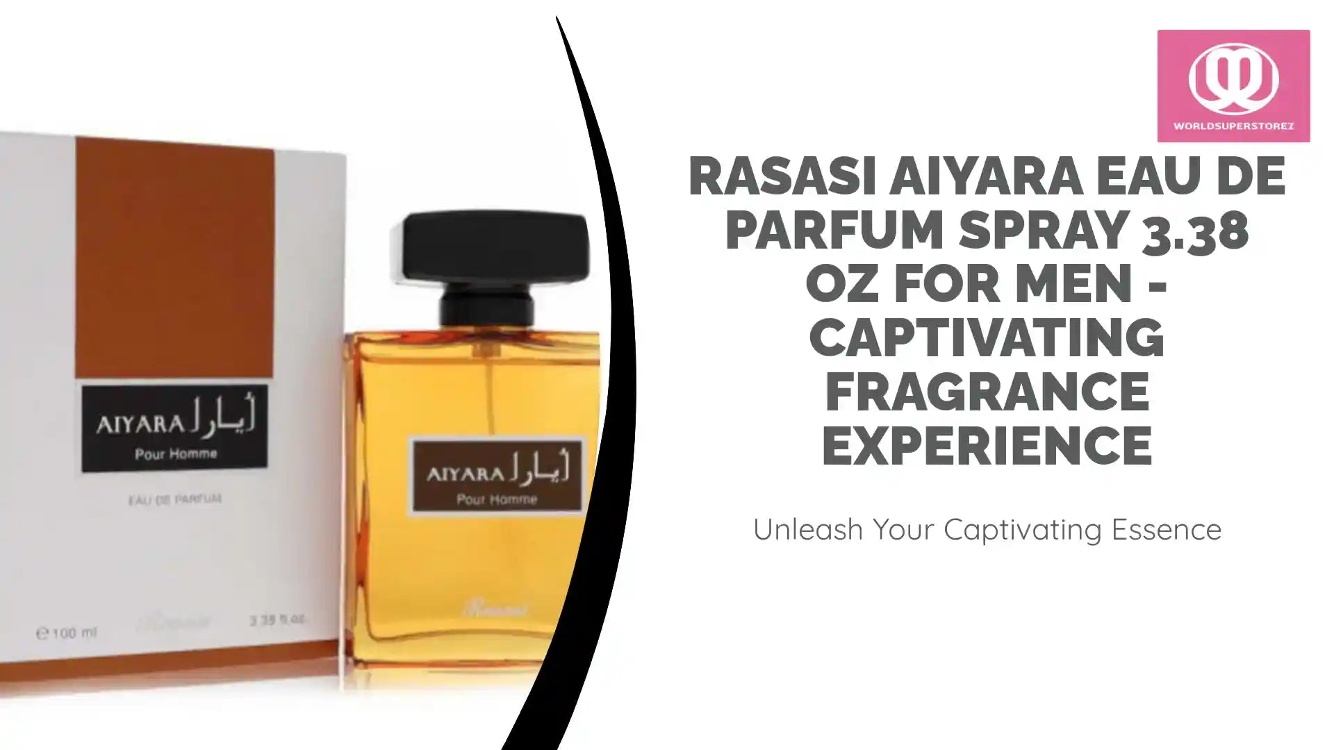 Rasasi Aiyara Eau De Parfum Spray 3.38 oz for Men - Captivating Fragrance Experience by@Outfy