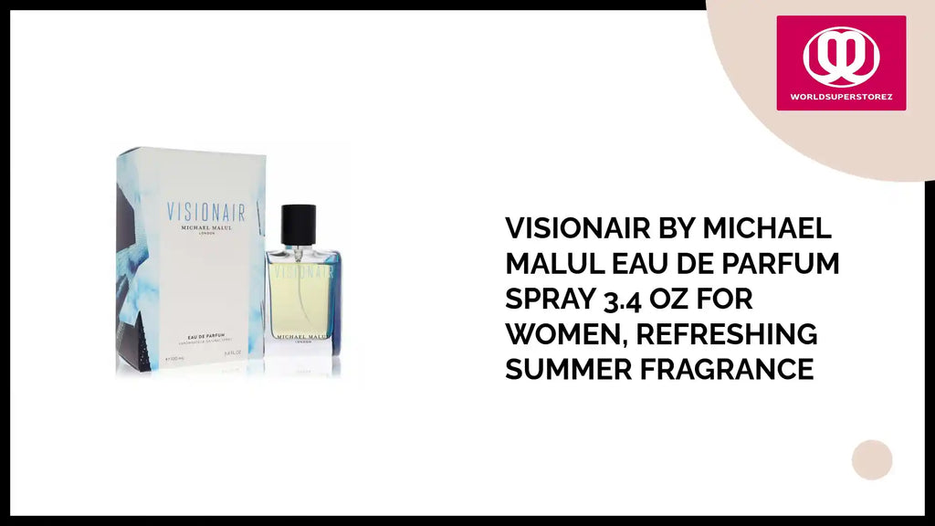 Visionair by Michael Malul Eau De Parfum Spray 3.4 oz for Women, Refreshing Summer Fragrance by@Outfy
