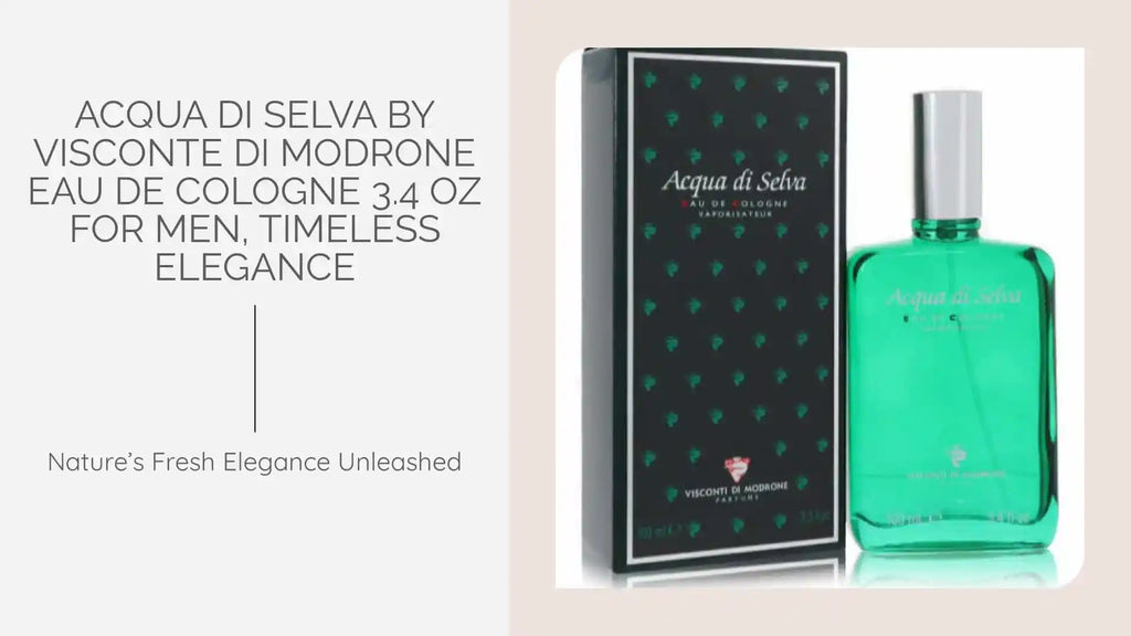 Acqua Di Selva by Visconte Di Modrone Eau De Cologne 3.4 oz for Men, Timeless Elegance by@Outfy