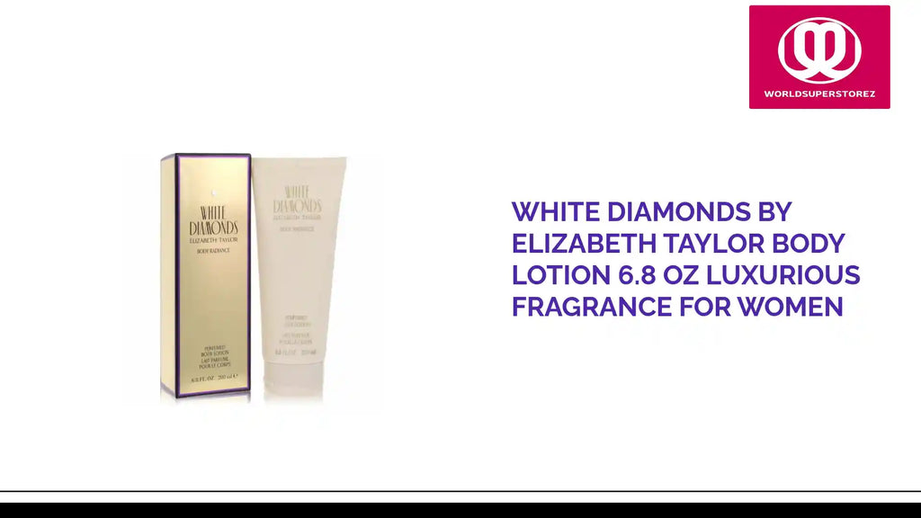 White Diamonds by Elizabeth Taylor Body Lotion 6.8 oz Luxurious Fragrance for Women by@Outfy